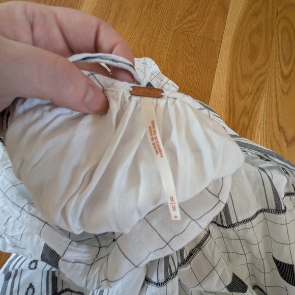 Free People - White And Black Jaime Embroidered Maxi Dress - Size M - Picture 8 of 8